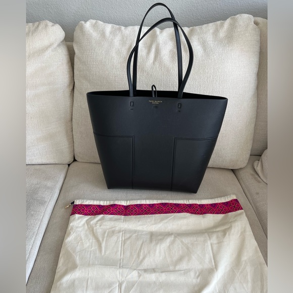 Tory Burch Block T Tall Tote AMAZING Condition!! - Picture 5 of 9